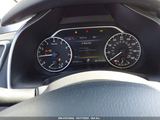 5N1AZ2BS4MC122901 Nissan Murano Sv Intelligent Awd
