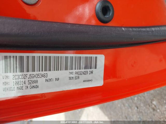 2C3CDZFJ5GH353463 Dodge Challenger R/t Scat Pack