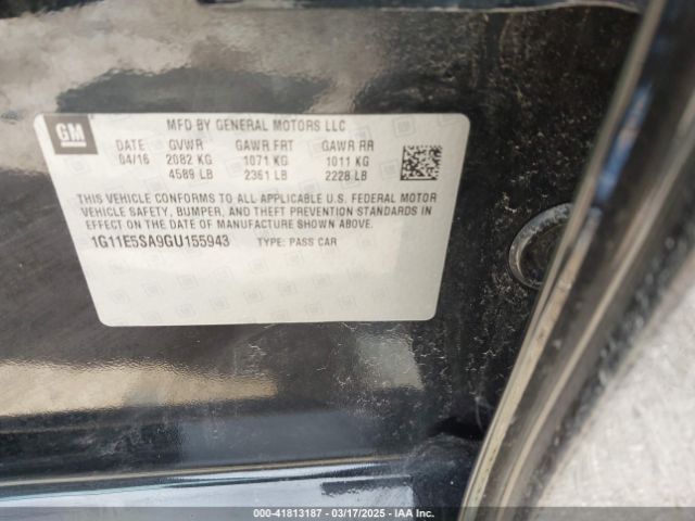 1G11E5SA9GU155943 Chevrolet Malibu Limited Ltz