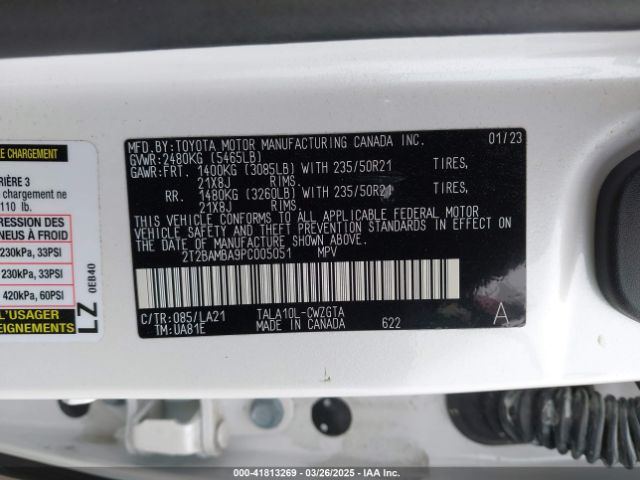 2T2BAMBA9PC005051 Lexus Rx 350 Luxury