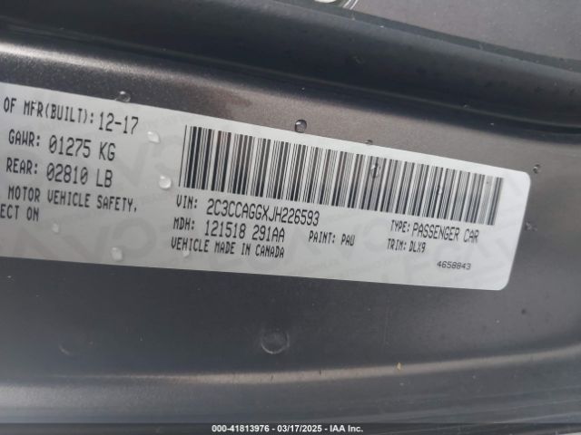 2C3CCAGGXJH226593 Chrysler 300 300s Awd