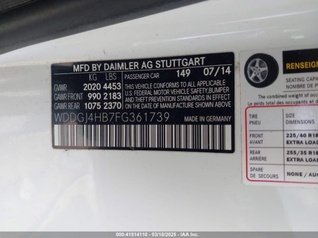 2015 MERCEDES-BENZ C 250 WDDGJ4HB7FG361739 Photo 8