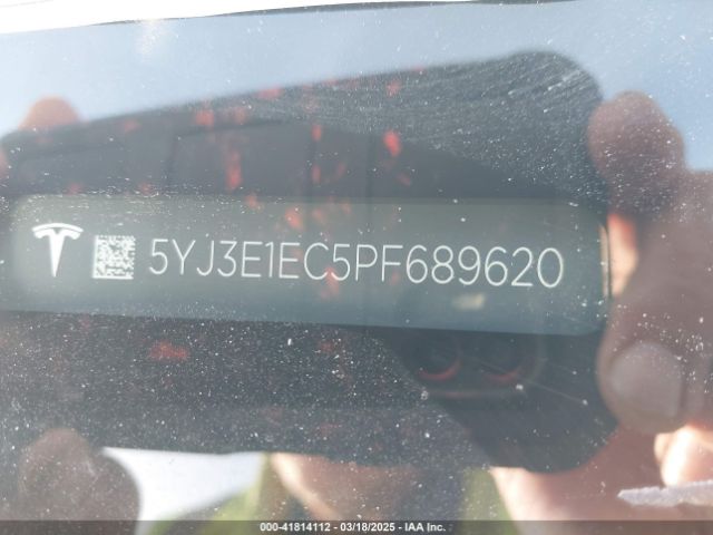 5YJ3E1EC5PF689620 Tesla Model 3 Performance Dual Motor All-wheel Drive