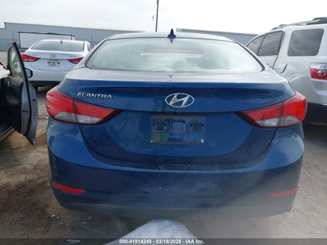 KMHDH4AE7FU421139 Hyundai ELANTRA SE