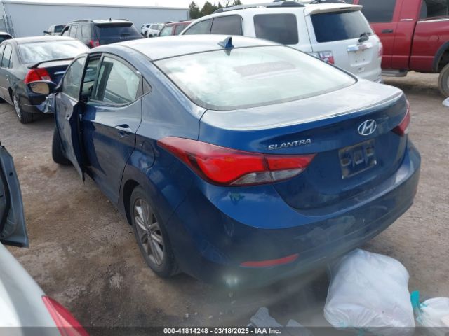 KMHDH4AE7FU421139 Hyundai ELANTRA SE
