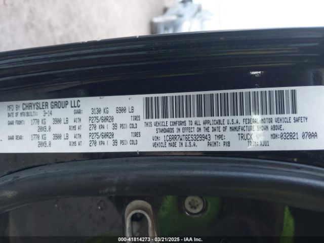 1C6RR7WT6ES329943 RAM 2014