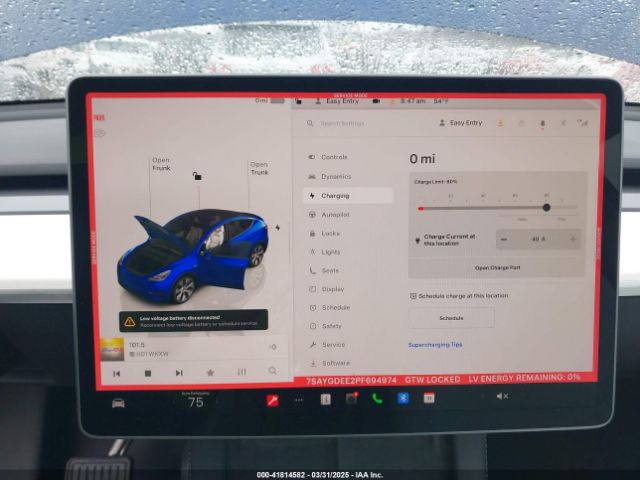7SAYGDEE2PF694974 Tesla Model Y Awd/long Range Dual Motor All-wheel Drive