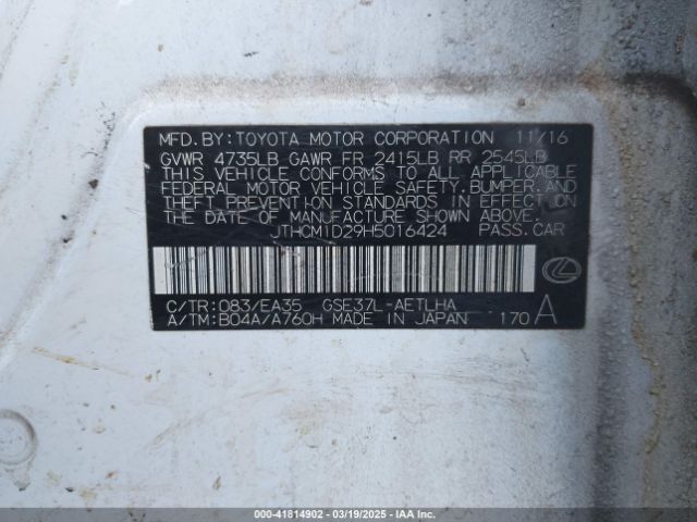 JTHCM1D29H5016424 Lexus IS 300