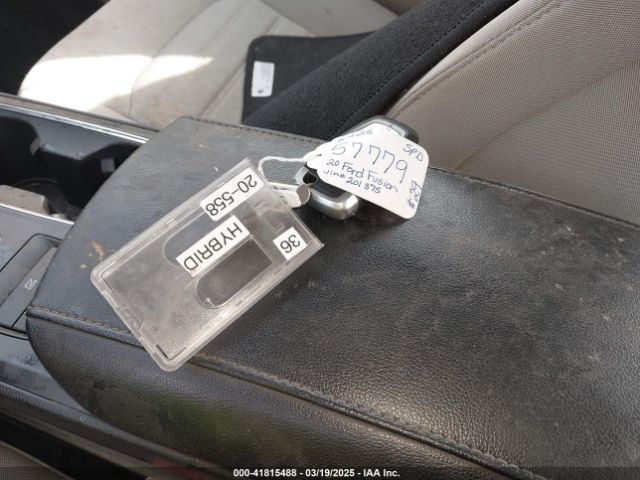 3FA6P0LU7LR201375 Ford Fusion Hybrid Se