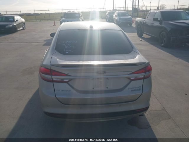 3FA6P0RU2HR416290 Ford Fusion Hybrid Platinum