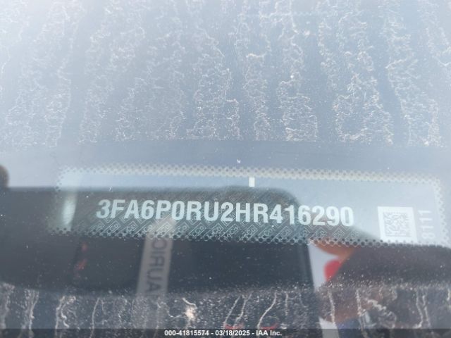 3FA6P0RU2HR416290 Ford Fusion Hybrid Platinum