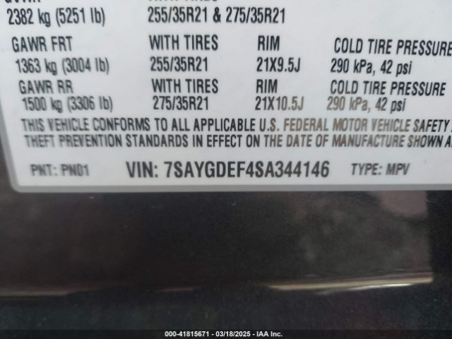7SAYGDEF4SA344146 Tesla Model Y Performance Dual Motor All-wheel Drive