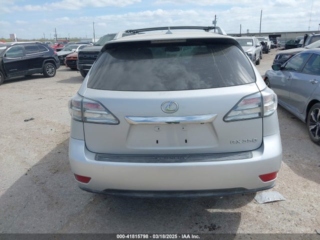 41815798 :رقم المزاد ، 2T2ZK1BA1CC076443 vin ، 2012 Lexus Rx 350 مزاد بيع