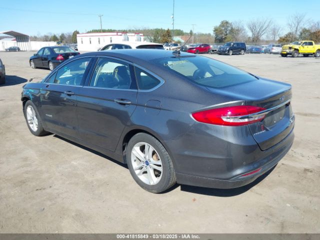 3FA6P0LUXJR157689 Ford Fusion Hybrid Se