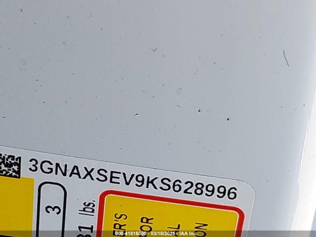 3GNAXSEV9KS628996 Chevrolet EQUINOX LS