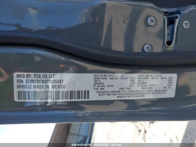 3C4NJDCN4PT505487 Jeep Compass Limited 4x4
