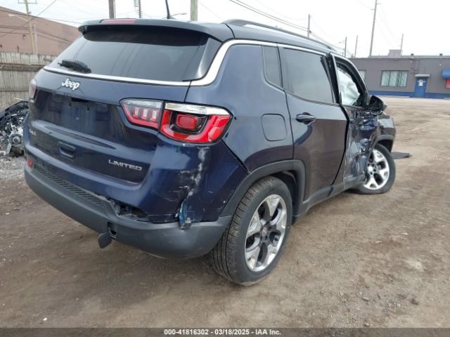 3C4NJDCB0KT666322 Jeep Compass Limited 4x4