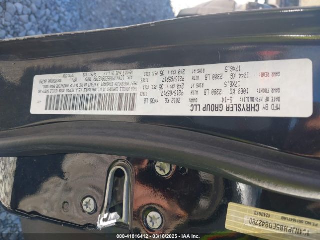 1C4NJPBB5ED842780 Jeep Patriot