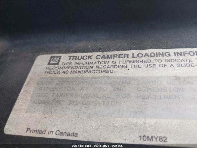1989 GMC SIERRA 2GTHC39N1K1566184 Photo 8