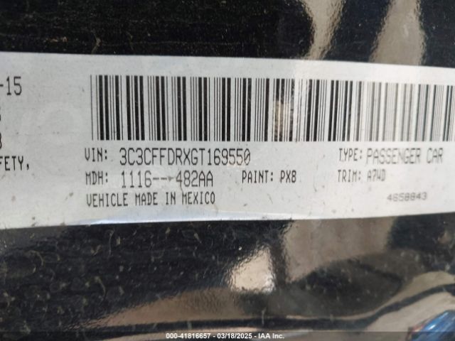 3C3CFFDRXGT169550 Fiat 500c Pop
