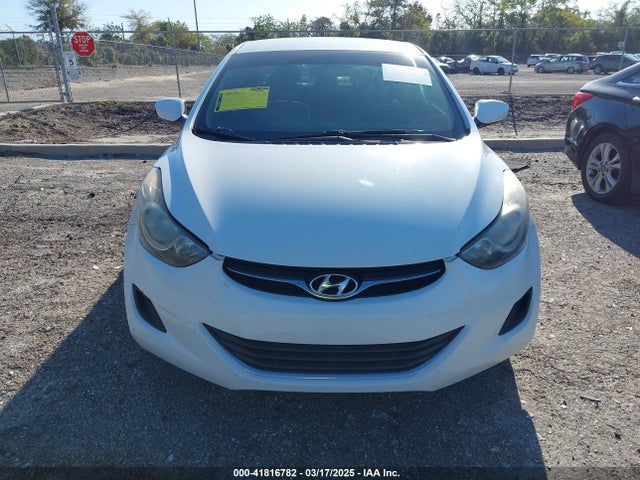 41816782 :رقم المزاد ، 5NPDH4AE6DH285601 vin ، 2013 Hyundai Elantra Gls مزاد بيع