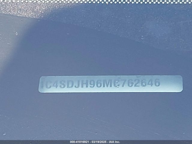 1C4SDJH96MC762646 Dodge Durango Srt Hellcat Awd
