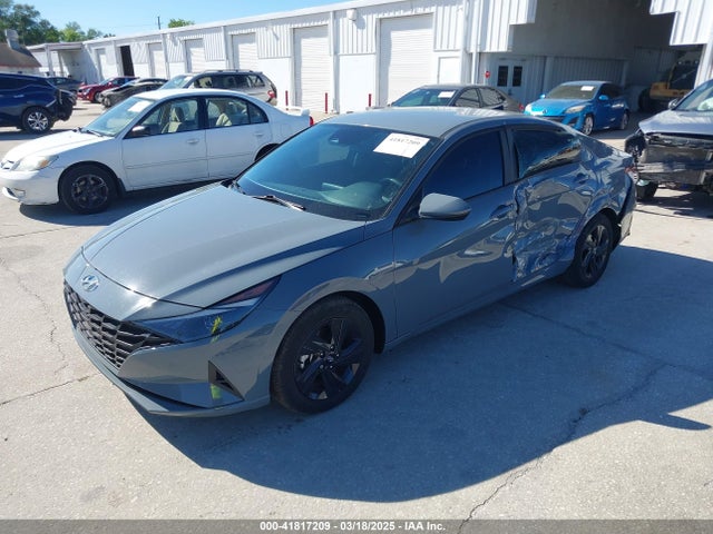 KMHLM4AJ5PU040430 Hyundai Elantra Hybrid Blue