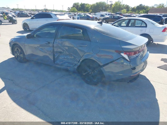KMHLM4AJ5PU040430 Hyundai Elantra Hybrid Blue