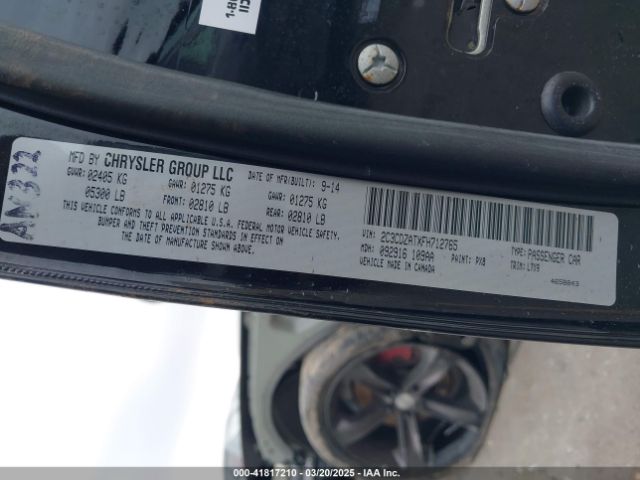 2C3CDZATXFH712765 Dodge Challenger R/t