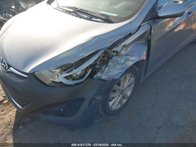 KMHDH4AE5FU224681 Hyundai ELANTRA SE