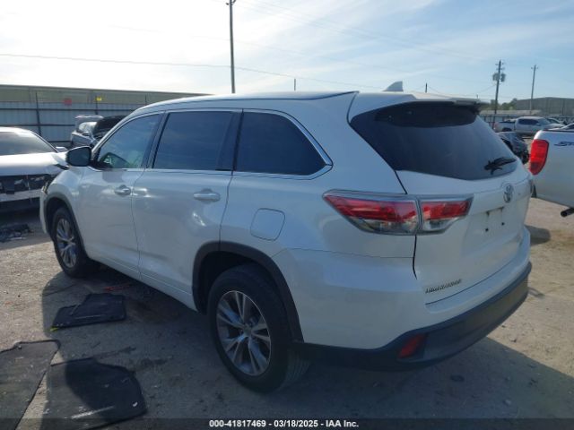 5TDKKRFHXES016389 Toyota Highlander Xle V6