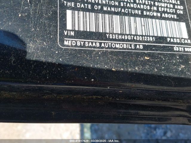 2004 SAAB 9-5 YS3EH49G743012391 Photo 8