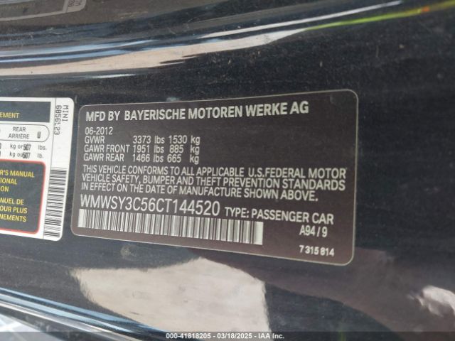 2012 MINI COOPER S WMWSY3C56CT144520 Photo 8