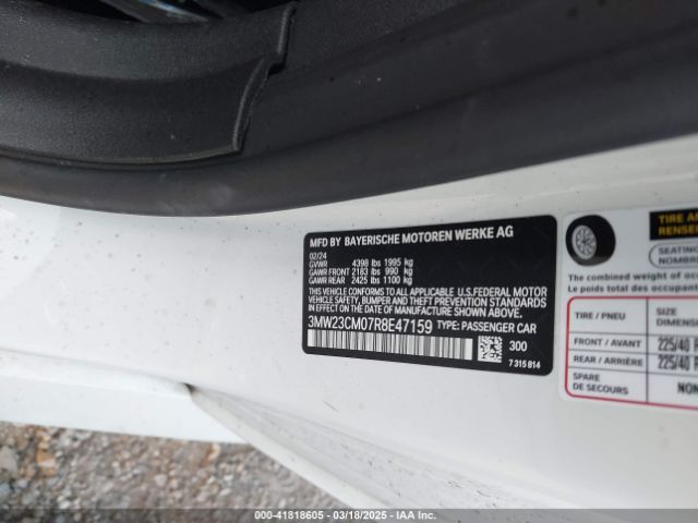3MW23CM07R8E47159 BMW 230 I