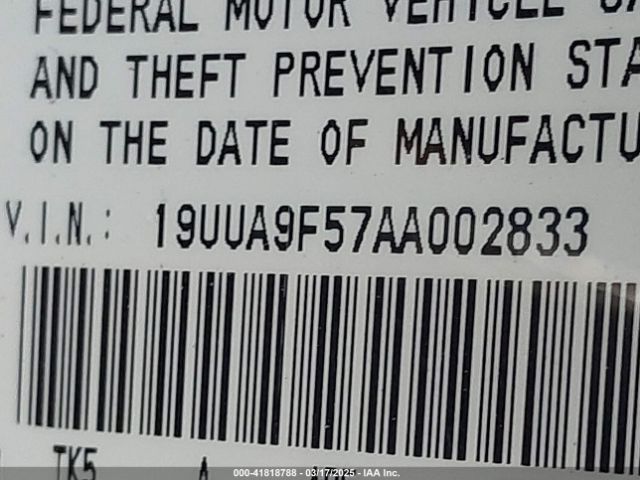 2010 ACURA TL 19UUA9F57AA002833 Photo 8