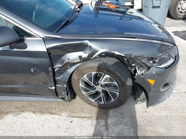 KMHL24JJ7PA075333 Hyundai Sonata Hybrid Blue