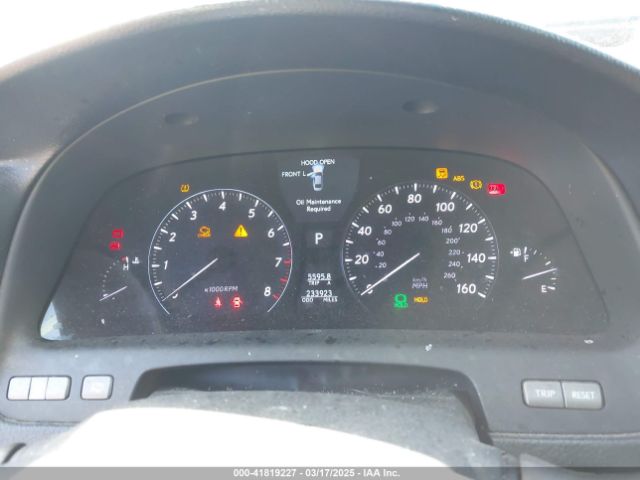 2007 LEXUS LS 460 JTHBL46F975039569 Photo 6