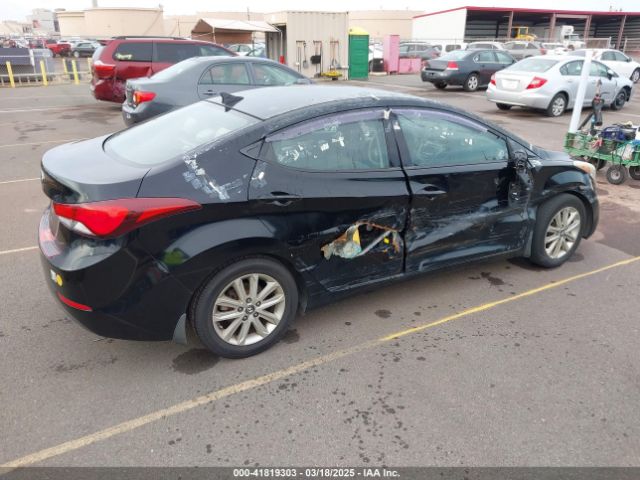 KMHDH4AEXEU172446 Hyundai ELANTRA SE
