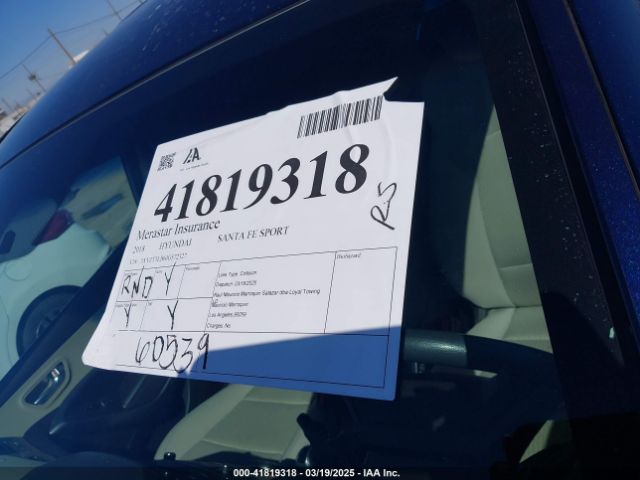 5XYZT3LB6JG572327 Hyundai Santa Fe Sport 2.4l