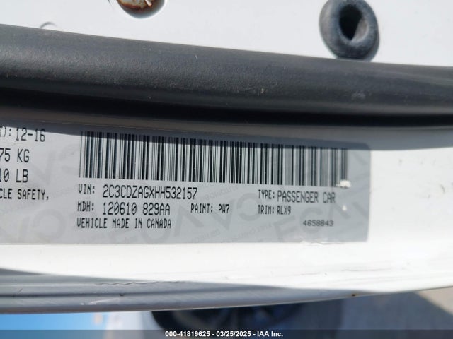 Dodge Challenger Sxt Plus 2017 2C3CDZAGXHH532157 Image 9