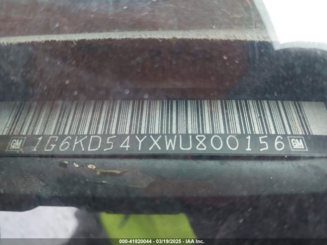 1998 CADILLAC DEVILLE 1G6KD54YXWU800156 Photo 8