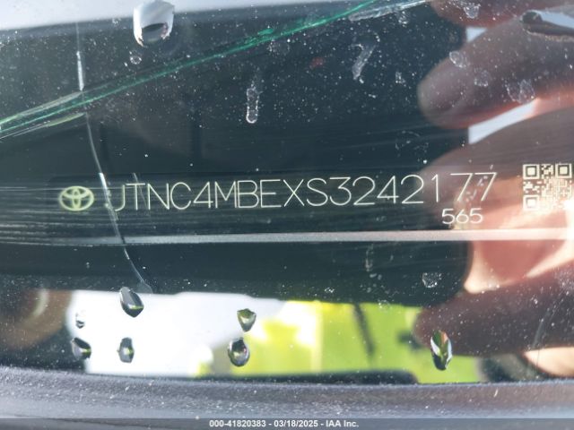 JTNC4MBEXS3242177 Toyota Corolla Xse
