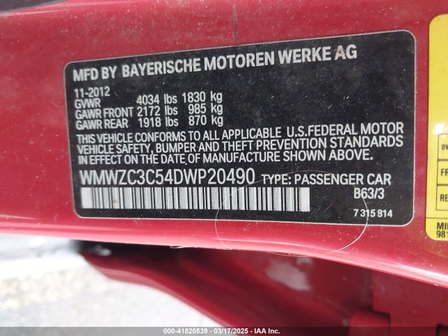 2013 MINI COUNTRYMAN WMWZC3C54DWP20490 Photo 8