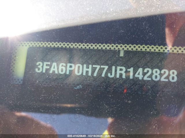 3FA6P0H77JR142828 Ford FUSION SE