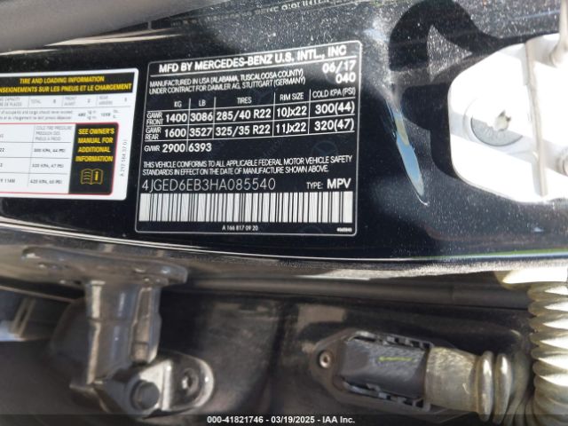 4JGED6EB3HA085540 Mercedes-Benz Amg Gle 43 Coupe 4matic
