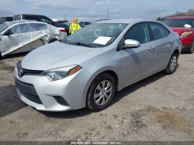 2T1BURHE6GC601916 Toyota COROLLA L
