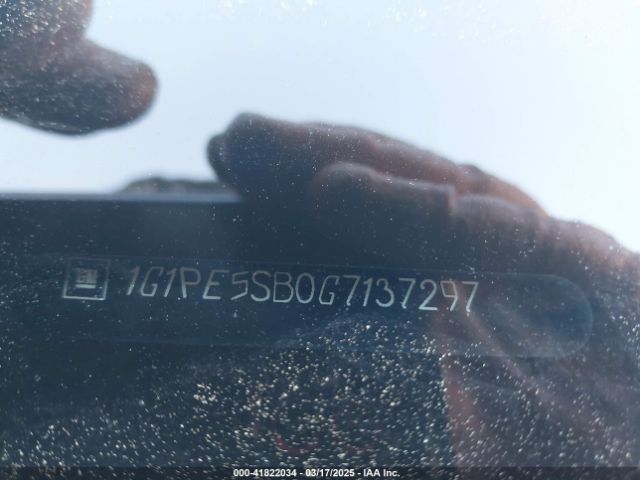 1G1PE5SB0G7137297 Chevrolet Cruze Limited 1lt Auto