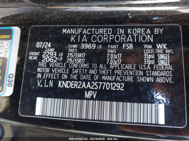 KNDER2AA2S7701292 KIA SELTOS EX