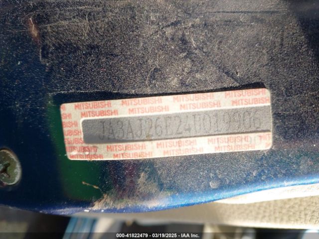 2004 MITSUBISHI LANCER JA3AJ26E24U019906 Photo 8