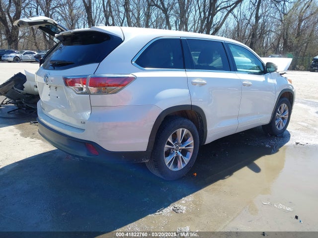 5TDZKRFH5GS184278 Toyota Highlander Le Plus V6